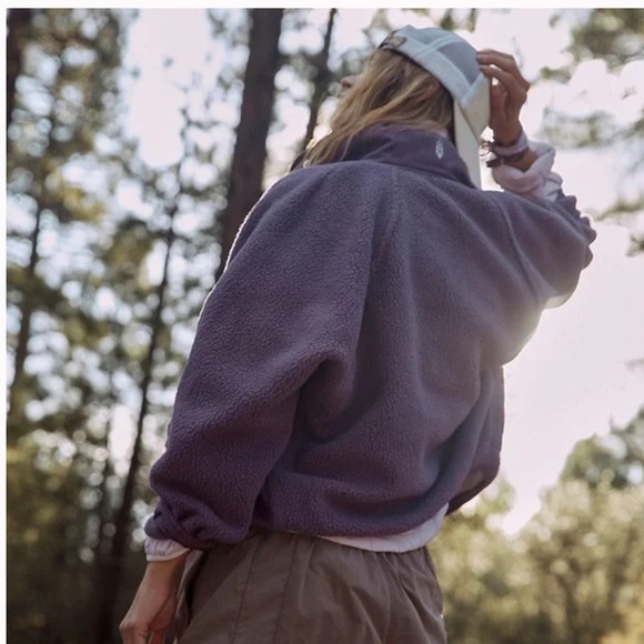 FREE PEOPLE Movement Hit the Slopes Jacket in Purple Size S - Picture 13 of 13